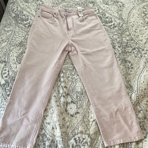 Loft curvy high waist straight crop